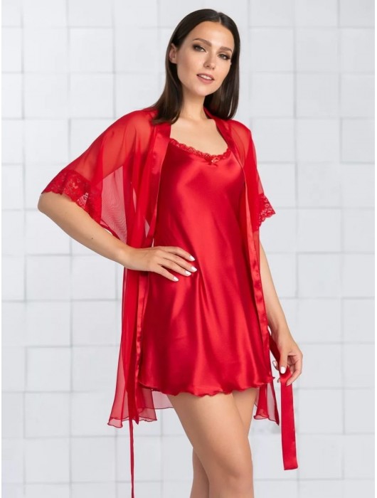 Легкий шифоновый халатик-кимоно - Felisse купить с доставкой