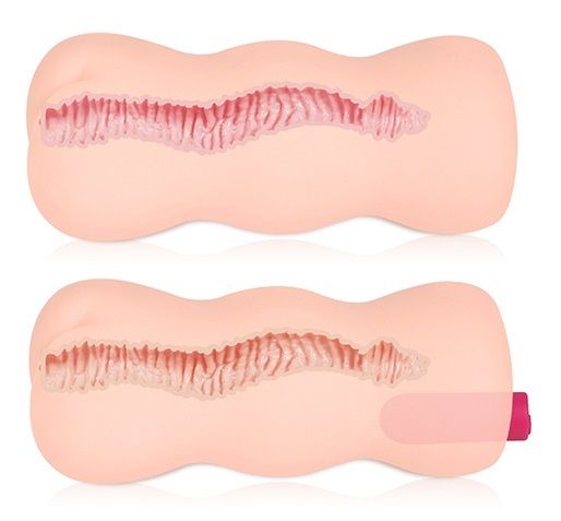 Телесный вибромастурбатор-анус TONGGGO 2 Auto - KOKOS - в Новошахтинске купить с доставкой