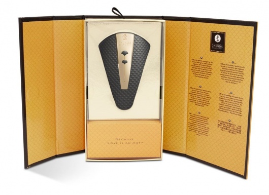 Черный клиторальный вибростимулятор OBI - Shunga