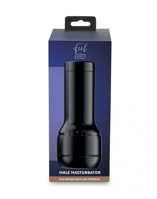 Коричневый мастурбатор-вагина Feel Stroker - Kiiroo - в Новошахтинске купить с доставкой
