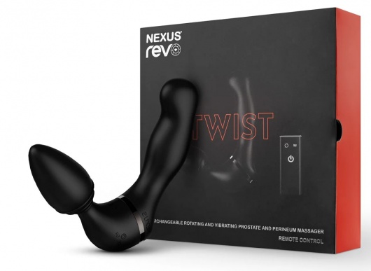 Черный гибридный вибромассажер Nexus Revo Twist - Nexus Range - в Новошахтинске купить с доставкой