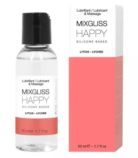 Смазка на силиконовой основе Mixgliss Happy - 50 мл. - Mixgliss - купить с доставкой в Новошахтинске