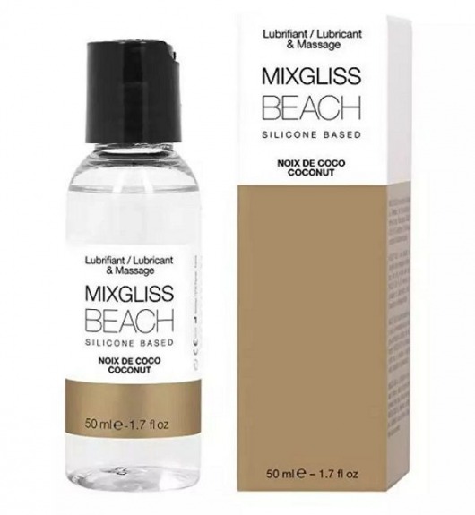 Смазка на силиконовой основе Mixgliss Beach - 50 мл. - Mixgliss - купить с доставкой в Новошахтинске