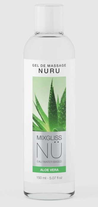 Массажный гель на водной основе Mixgliss NU Aloe Vera - 150 мл. - Mixgliss - купить с доставкой в Новошахтинске