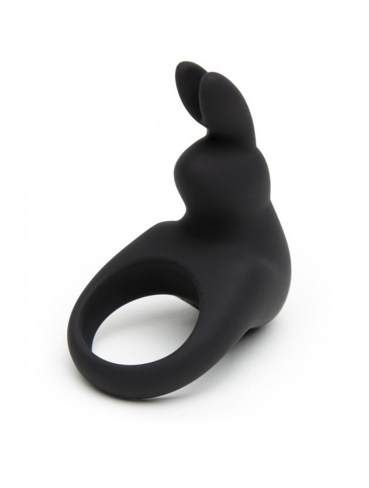 Черное эрекционное виброкольцо Happy Rabbit Rechargeable Rabbit Cock Ring - Happy Rabbit - в Новошахтинске купить с доставкой