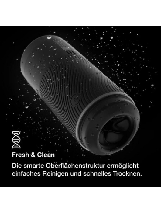 Черный мастурбатор с контролем всасывания Arcwave Pow Stroker - Arcwave - в Новошахтинске купить с доставкой