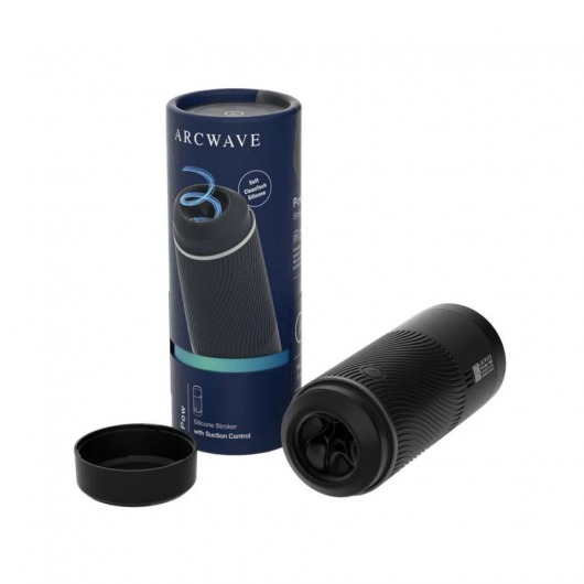 Черный мастурбатор с контролем всасывания Arcwave Pow Stroker - Arcwave - в Новошахтинске купить с доставкой