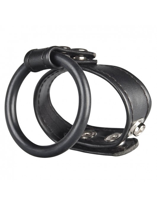 Двойное кольцо выносливости на пенис DUAL STAMINA RING - BlueLine - в Новошахтинске купить с доставкой