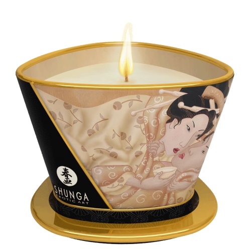 Массажная свеча Vanilla Fetish с ароматом ванили - 170 мл. - Shunga - купить с доставкой в Новошахтинске