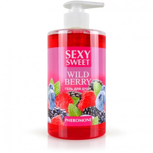 Гель для душа Sexy Sweet Wild Berry с ароматом лесных ягод и феромонами - 430 мл. -  - Магазин феромонов в Новошахтинске