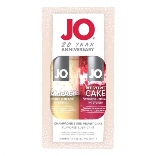 Подарочный набор из 2 лубрикантов Limited Edition 20 Year Anniversary Set - System JO - купить с доставкой в Новошахтинске