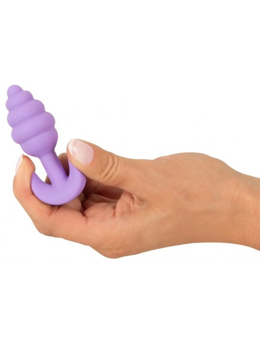 Фиолетовая анальная втулка Mini Butt Plug - 7,5 см. - Orion
