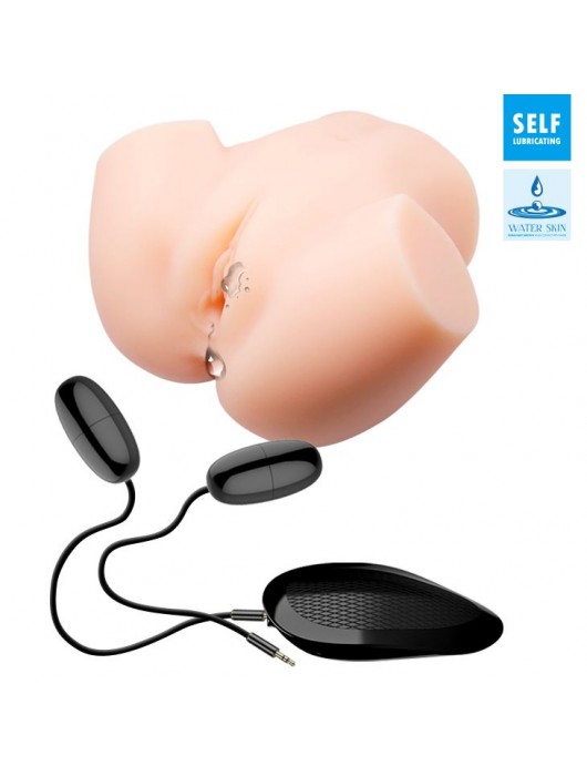 Телесный мастурбатор с 2 тоннелями Dual Vagina and Ass Veronica - Baile - в Новошахтинске купить с доставкой