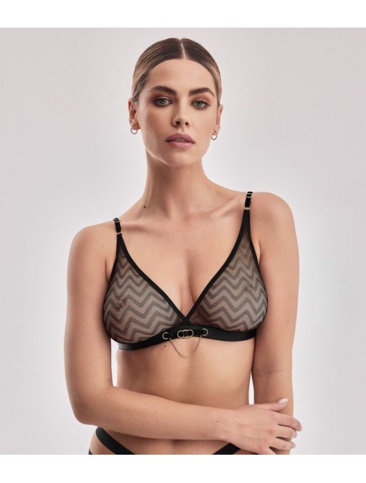 Бюстгальтер Sono из сетки с геометрическим рисунком - Alles купить с доставкой