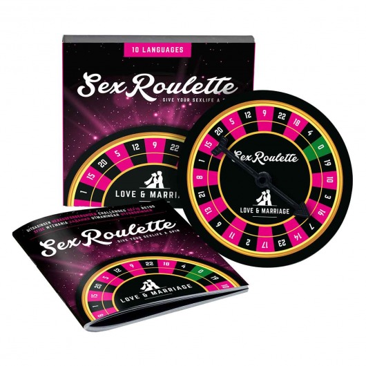 Настольная игра-рулетка Sex Roulette Love   Marriage - Tease&Please - купить с доставкой в Новошахтинске