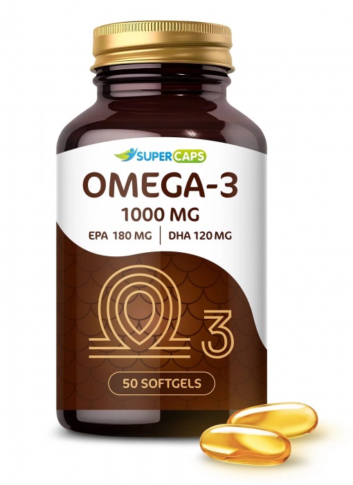 Пищевая добавка SuperCaps OMEGA-3 - 50 капсул (1000 мг) - SuperCaps - купить с доставкой в Новошахтинске