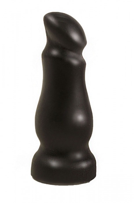 Чёрный массажёр простаты с приплюснутой головкой - 13 см. - LOVETOY (А-Полимер) - в Новошахтинске купить с доставкой