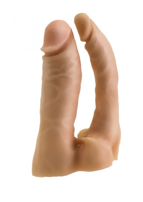 Двойная насадка для страпона Харнесс - 15 см. - LOVETOY (А-Полимер) - купить с доставкой в Новошахтинске