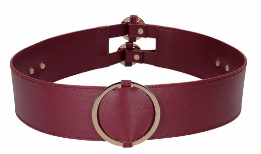 Бордовый ремень Halo Waist Belt - размер L-XL - Shots Media BV - купить с доставкой в Новошахтинске
