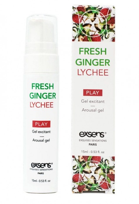 Возбуждающий гель Fresh Ginger Lychee Arousal Gel - 15 мл. - Exsens - купить с доставкой в Новошахтинске
