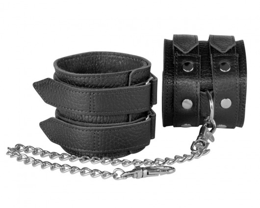 Чёрные кожаные оковы - Sitabella - купить с доставкой в Новошахтинске