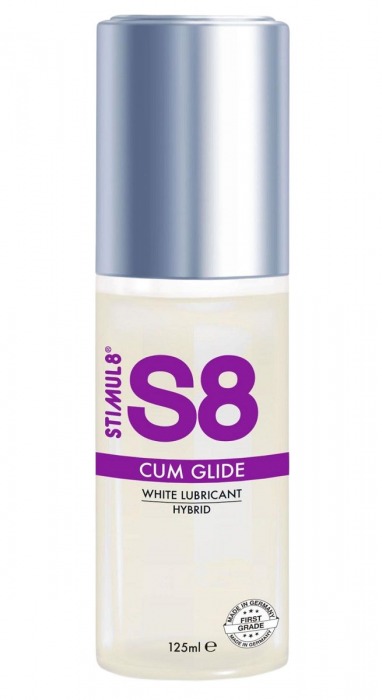 Гибридный лубрикант S8 Hybrid Cum Glide с консистенцией спермы - 125 мл. - Stimul8 - купить с доставкой в Новошахтинске