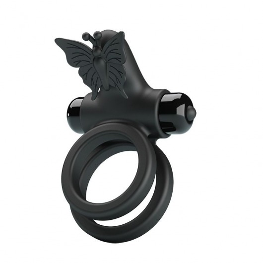 Черное эрекционное виброкольцо Passionate Ring IX - Baile - в Новошахтинске купить с доставкой