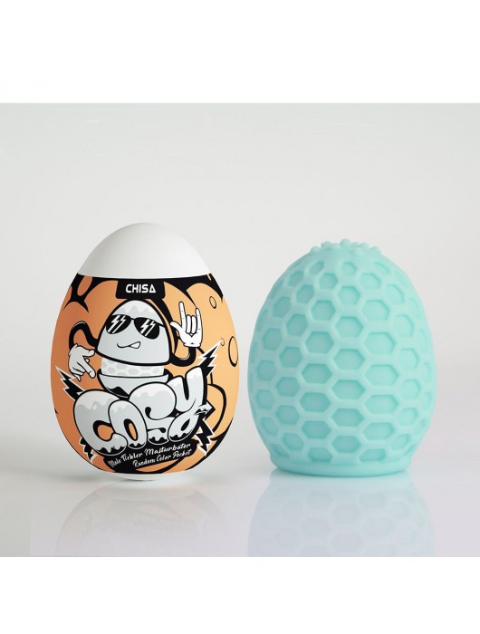 Аквамариновый мастурбатор-яйцо Male Tickler Masturbator - Chisa - в Новошахтинске купить с доставкой