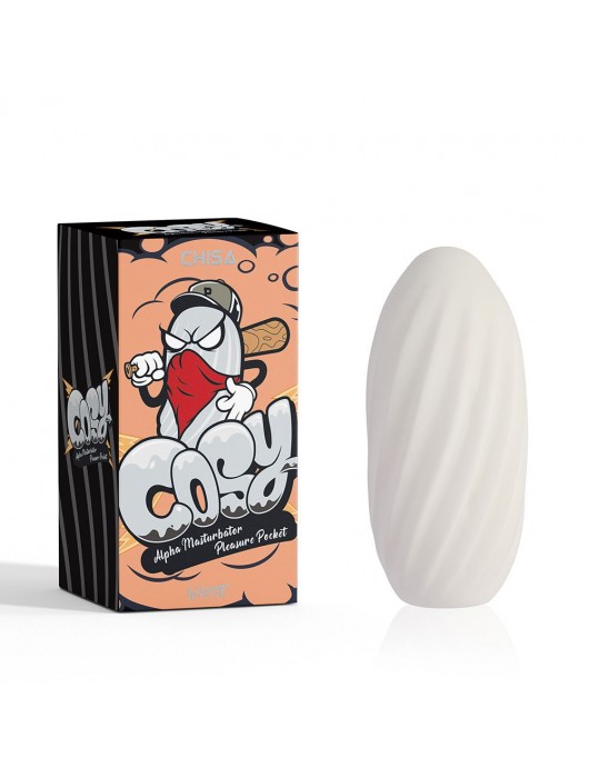 Белый мастурбатор Alpha Masturbator Pleasure Pocket - Chisa - в Новошахтинске купить с доставкой