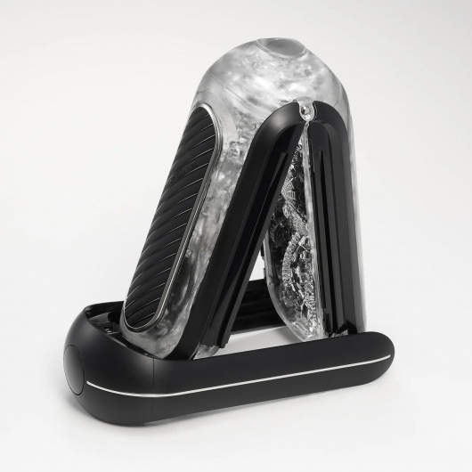 Черный мастурбатор Tenga Flip Zero Gravity с вибрацией - Tenga - в Новошахтинске купить с доставкой