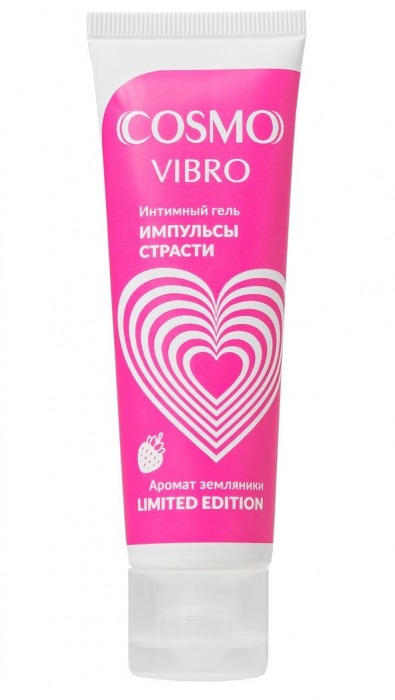 Возбуждающий гель на водно-силиконовой основе Cosmo Vibro с ароматом земляники - 50 гр. - Биоритм - купить с доставкой в Новошахтинске