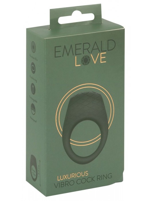 Зеленое эрекционное виброкольцо Luxurious Vibro Cock Ring - Orion - в Новошахтинске купить с доставкой