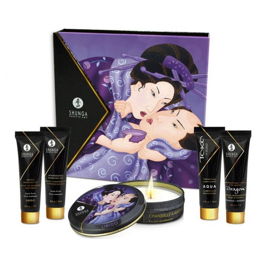 Подарочный набор Geishas secret из 5 предметов - Shunga - купить с доставкой в Новошахтинске