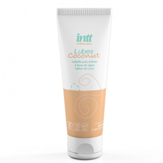 Лубрикант на водной основе Lubes Coconut с ароматом кокоса - 50 гр. - INTT - купить с доставкой в Новошахтинске