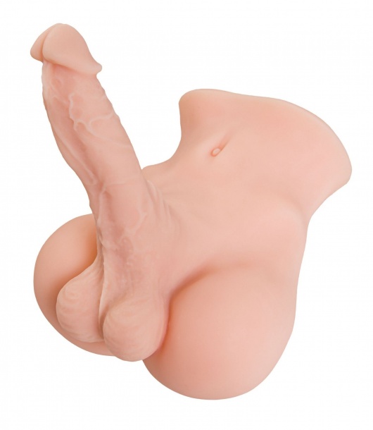 Мастурбатор с фаллосом Manuel - ToyFa - в Новошахтинске купить с доставкой