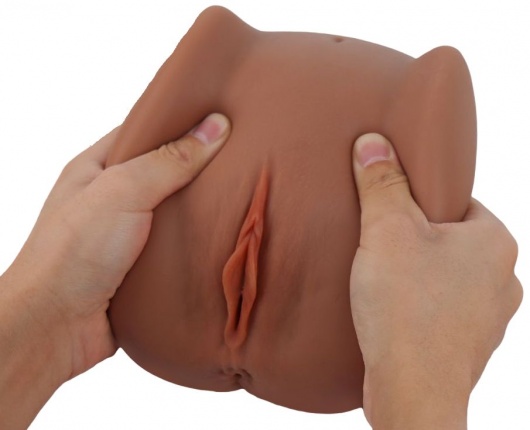 Мастурбатор Black Beauty - вагина и анус - S-HANDE - в Новошахтинске купить с доставкой