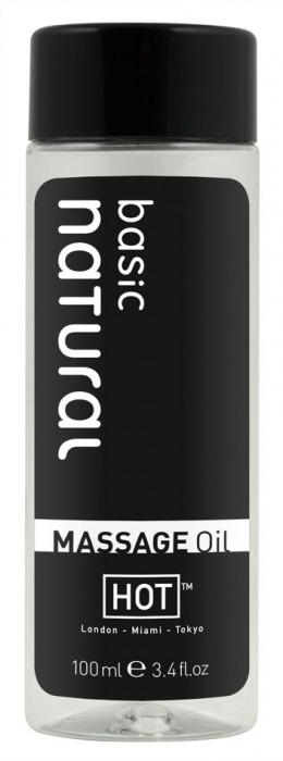 Массажное масло для тела Natural Basic - 100 мл. - HOT - купить с доставкой в Новошахтинске