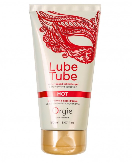Интимный гель на водной основе Lube Tube Hot с разогревающим эффектом - 150 мл. - ORGIE - купить с доставкой в Новошахтинске