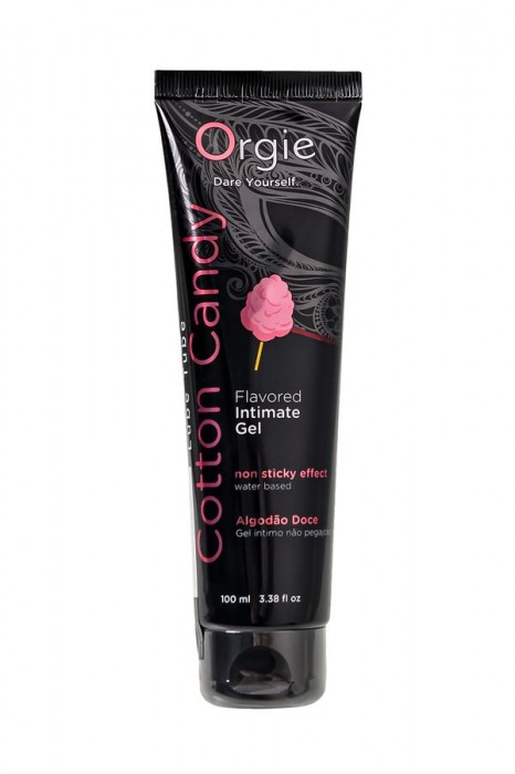 Интимный гель на водной осное Lube Tube Cotton Candy со вкусом сахарной ваты - 100 мл. - ORGIE - купить с доставкой в Новошахтинске