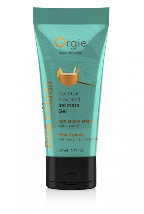 Съедобный интимный гель Orgie Lube Tube Cocktail Pina Colada - 50 мл. - ORGIE - купить с доставкой в Новошахтинске