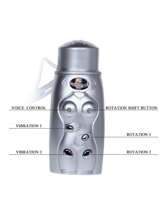 Мастурбатор-вагина в виде миниатюрной пышногрудой красотки - Baile - в Новошахтинске купить с доставкой