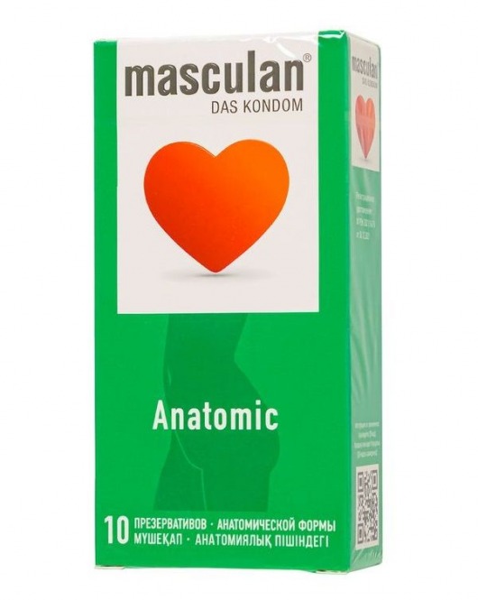 Презервативы анатомической формы Masculan Anatomic - 10 шт. - Masculan - купить с доставкой в Новошахтинске