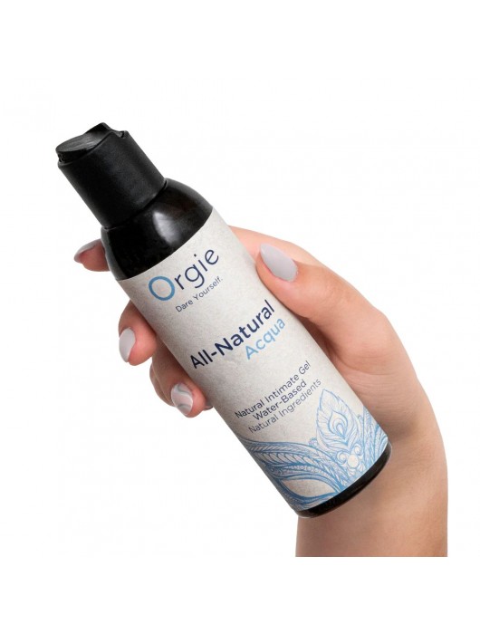 Интимный гель на водной основе Orgie All-Natural Acqua - 150 мл. - ORGIE - купить с доставкой в Новошахтинске