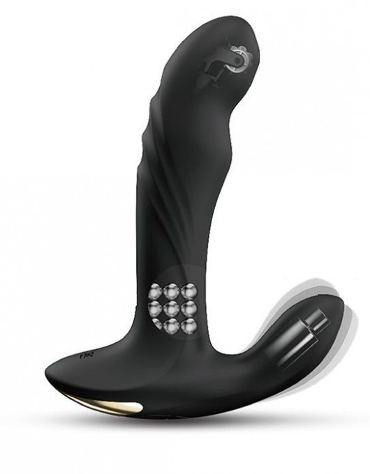Черный вибромассажер простаты Multi P-Joy с 3 моторами - Dorcel - в Новошахтинске купить с доставкой