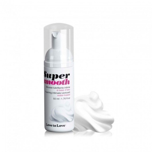 Лубрикант нежнейшая пенка Super Smooth Foaming Intime Lubricant - 50 мл. - Love to Love - купить с доставкой в Новошахтинске