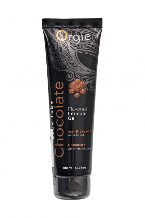 Интимный гель на водной основе Lube Tube Chocolate с шоколадным вкусом - 100 мл. - ORGIE - купить с доставкой в Новошахтинске