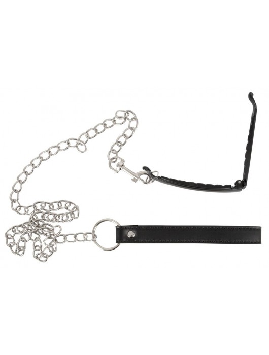 Зажим для половых губ с поводком Pussy Clamp With A Leash - Orion - купить с доставкой в Новошахтинске