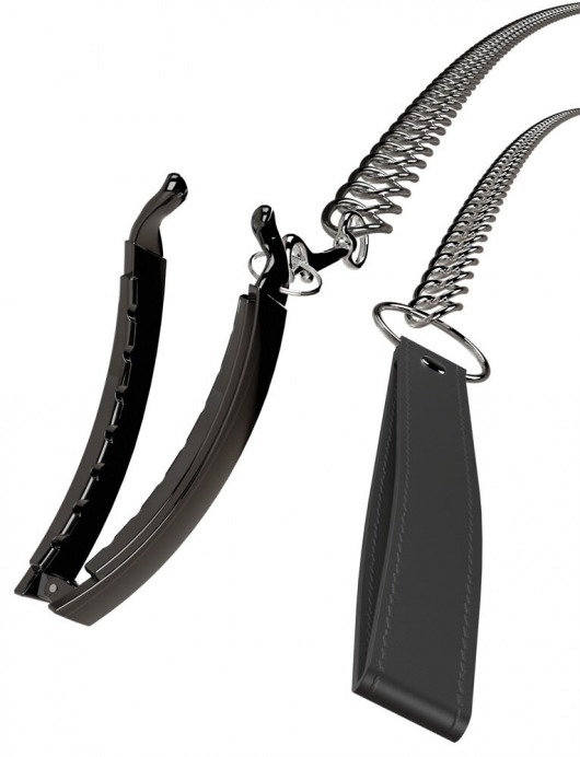 Зажим для половых губ с поводком Pussy Clamp With A Leash - Orion - купить с доставкой в Новошахтинске