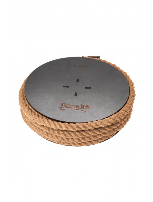 Джутовая веревка для шибари на катушке - 10 м. - Pecado - купить с доставкой в Новошахтинске