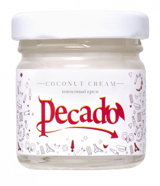 Массажная свеча Сoconut Cream - 35 мл. - Pecado - купить с доставкой в Новошахтинске